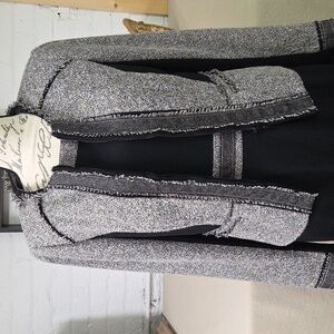 White House Black Market Dress Suit Size 8 Black And Grey